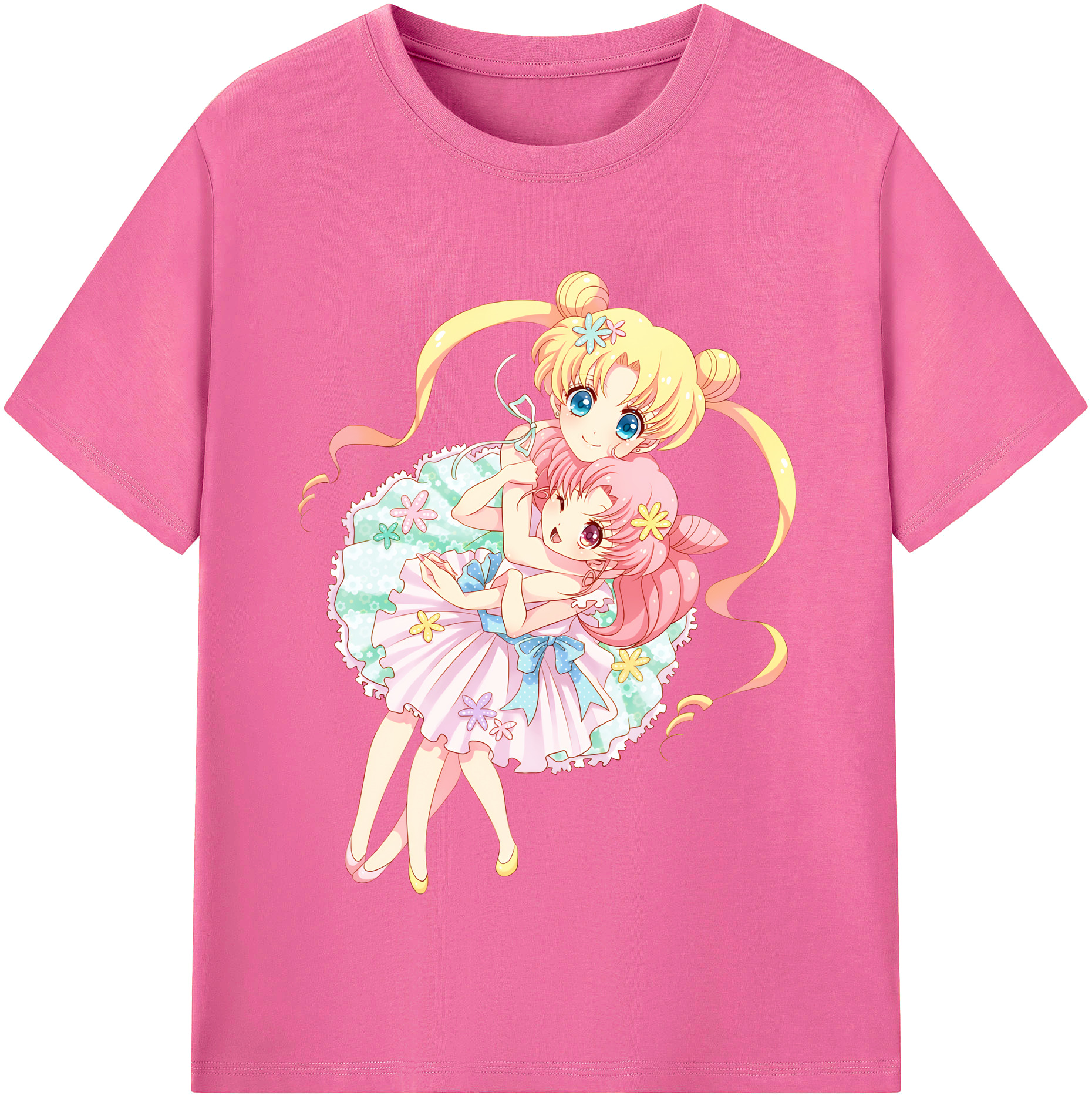 （画像用） 美少女戦士セーラームーン 愛野 美奈子 あいの みなこ Sailor Moon Aino Minako レディースカジュアルプリントTシャツ（綿100％）